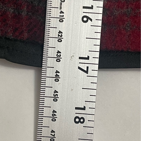 Woolrich Red and Black Plaid Wool Skirt - Picture 7 of 8